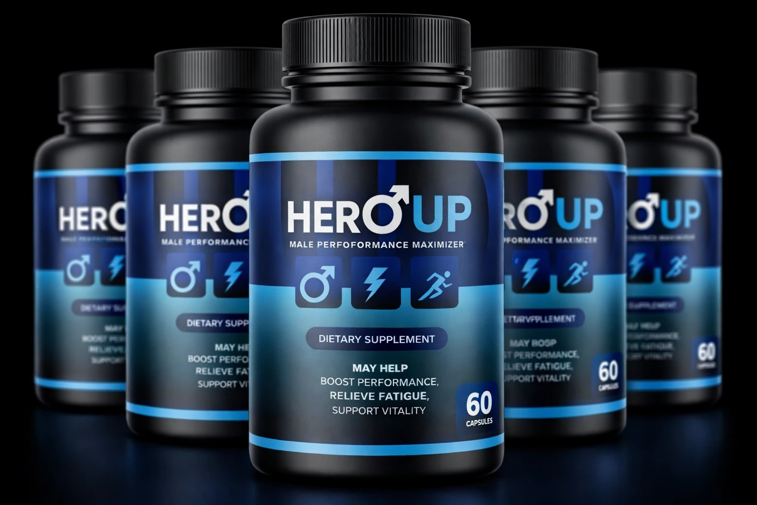 Six-bottle HeroUP bundle for a consistent daily routine